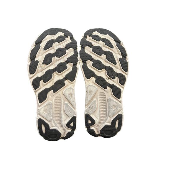 Hoka Clifton 9 running athletic shoes black gold lace up women’s 8B - Picture 5 of 10